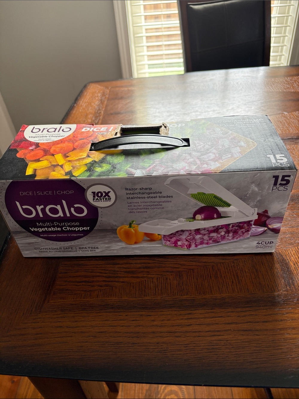 Bralo Multi-Purpose Vegetable Chopper - White & Green